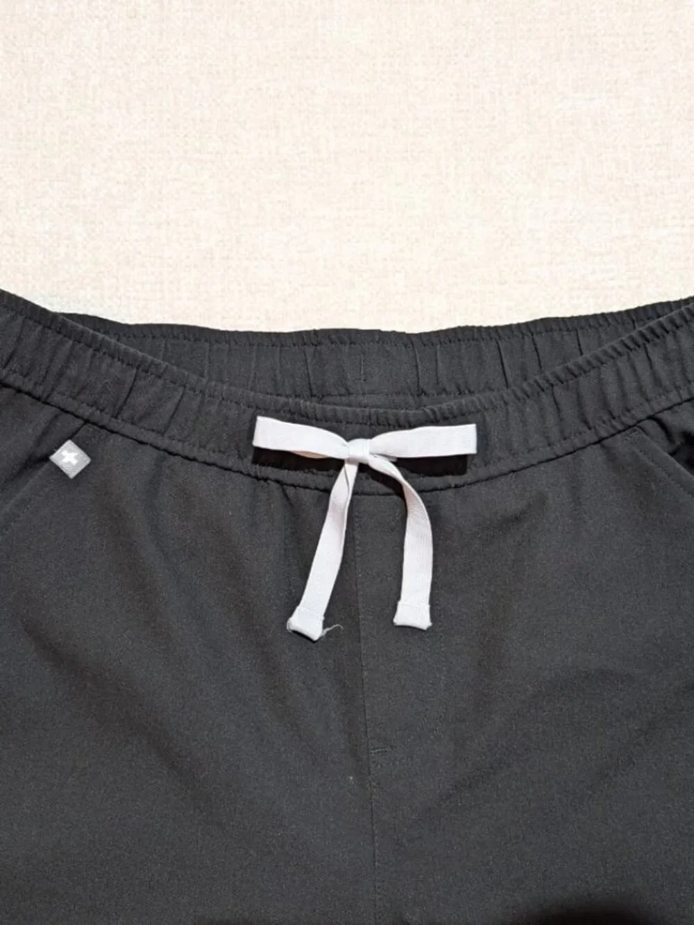 FIGS Tansen Black Technical Scrub Jogger Pants